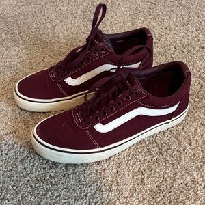 Vans Burgundy Sneakers